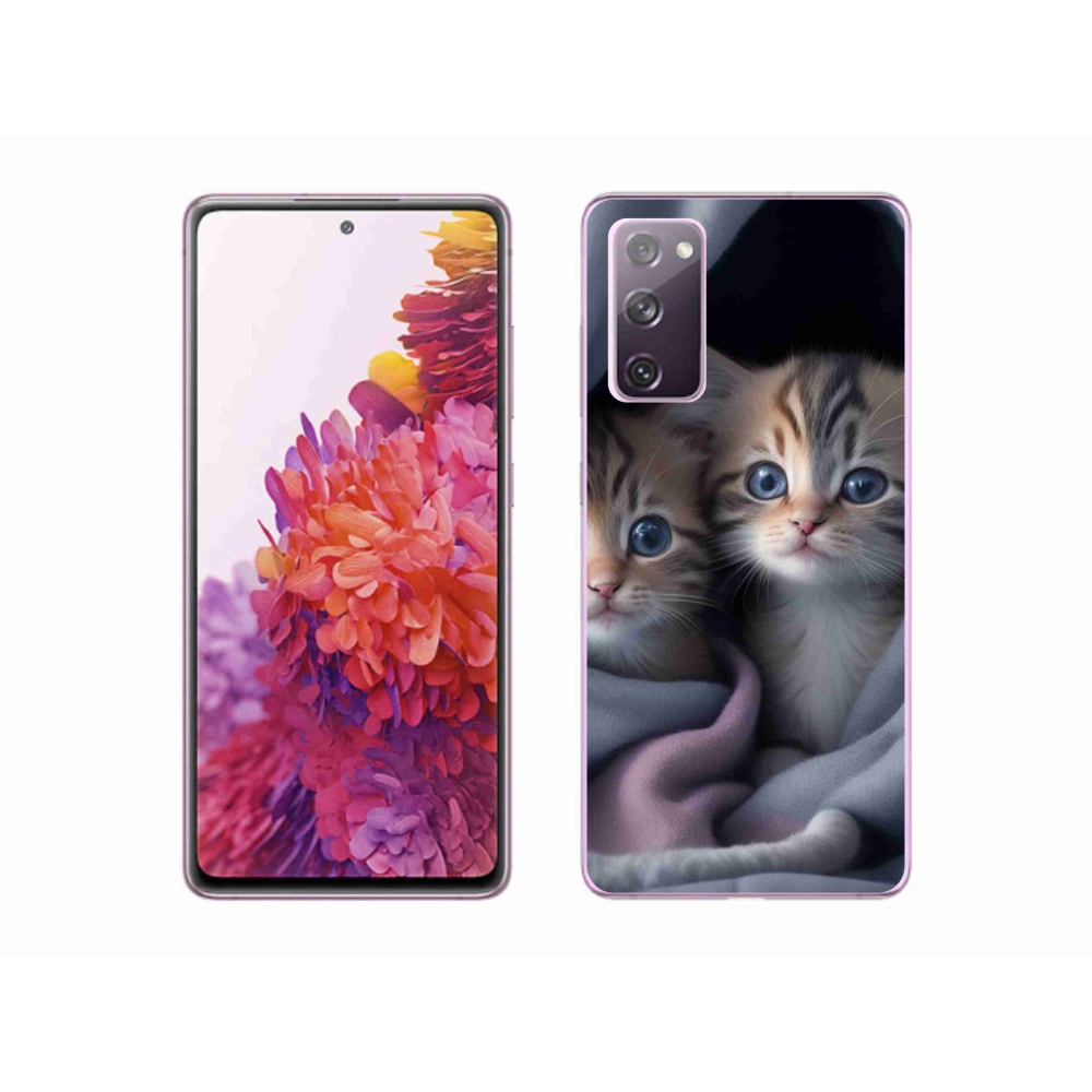 Gélový kryt mmCase na Samsung Galaxy S20 FE - mačacie duo 2