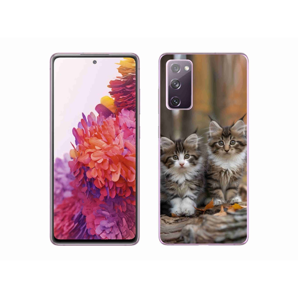 Gélový kryt mmCase na Samsung Galaxy S20 FE - mačacie duo 3
