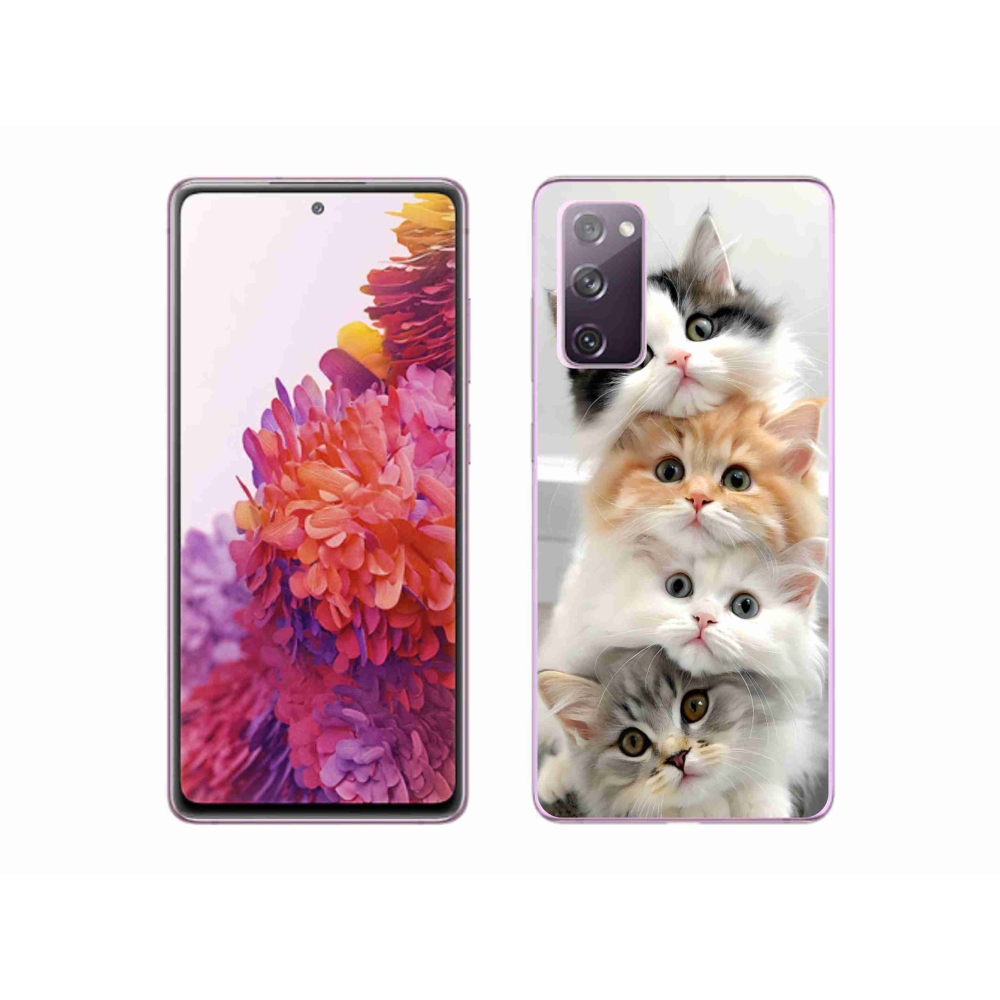 Gélový kryt mmCase na Samsung Galaxy S20 FE - mačacia partia