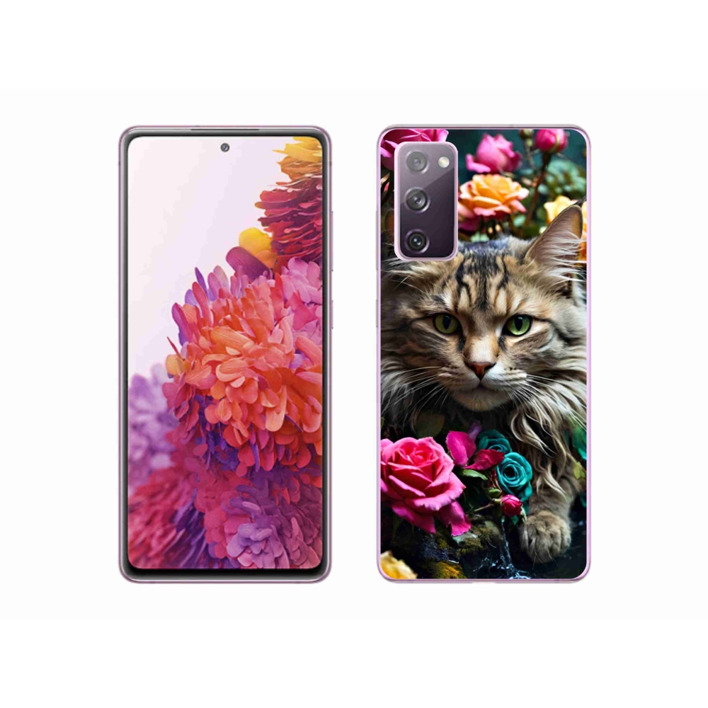 Gélový kryt mmCase na Samsung Galaxy S20 FE - mačacie pohľad 2