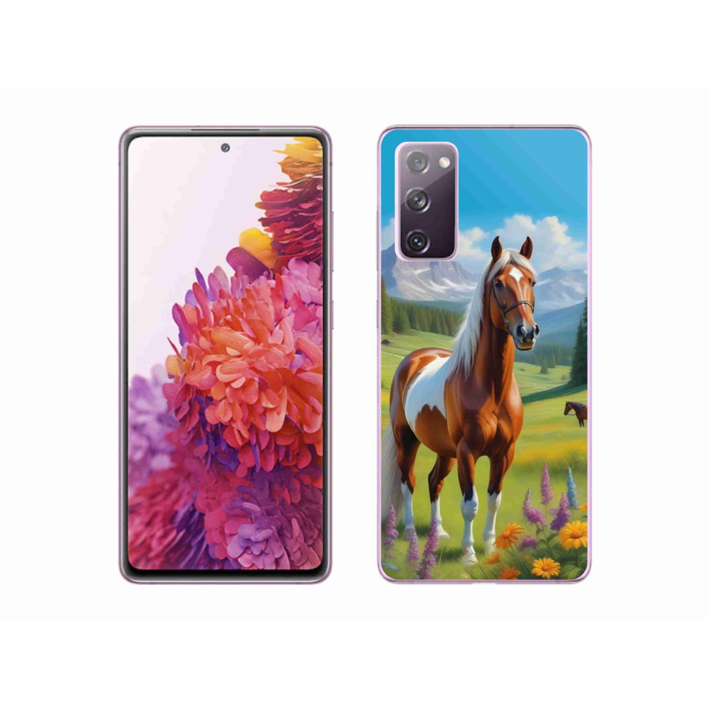 Gélový kryt mmCase na Samsung Galaxy S20 FE - kôň na lúke