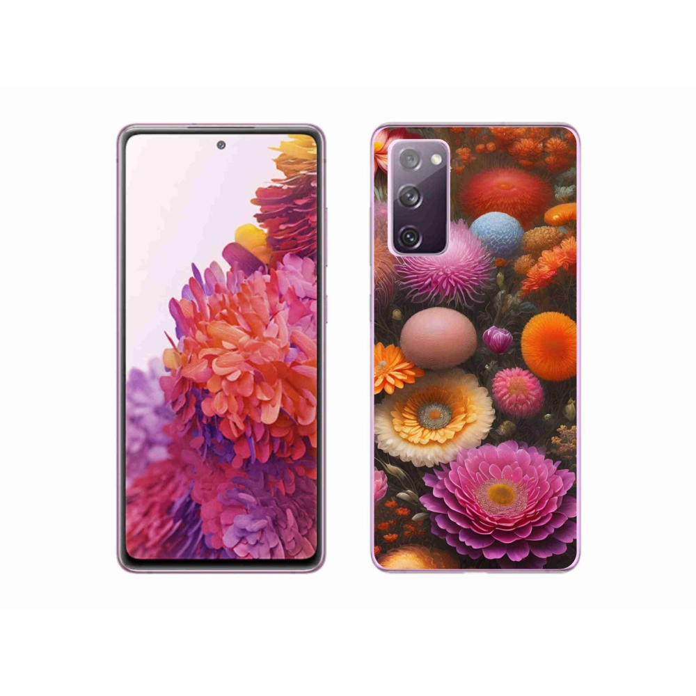 Gélový kryt mmCase na Samsung Galaxy S20 FE - kvetinová kompozícia