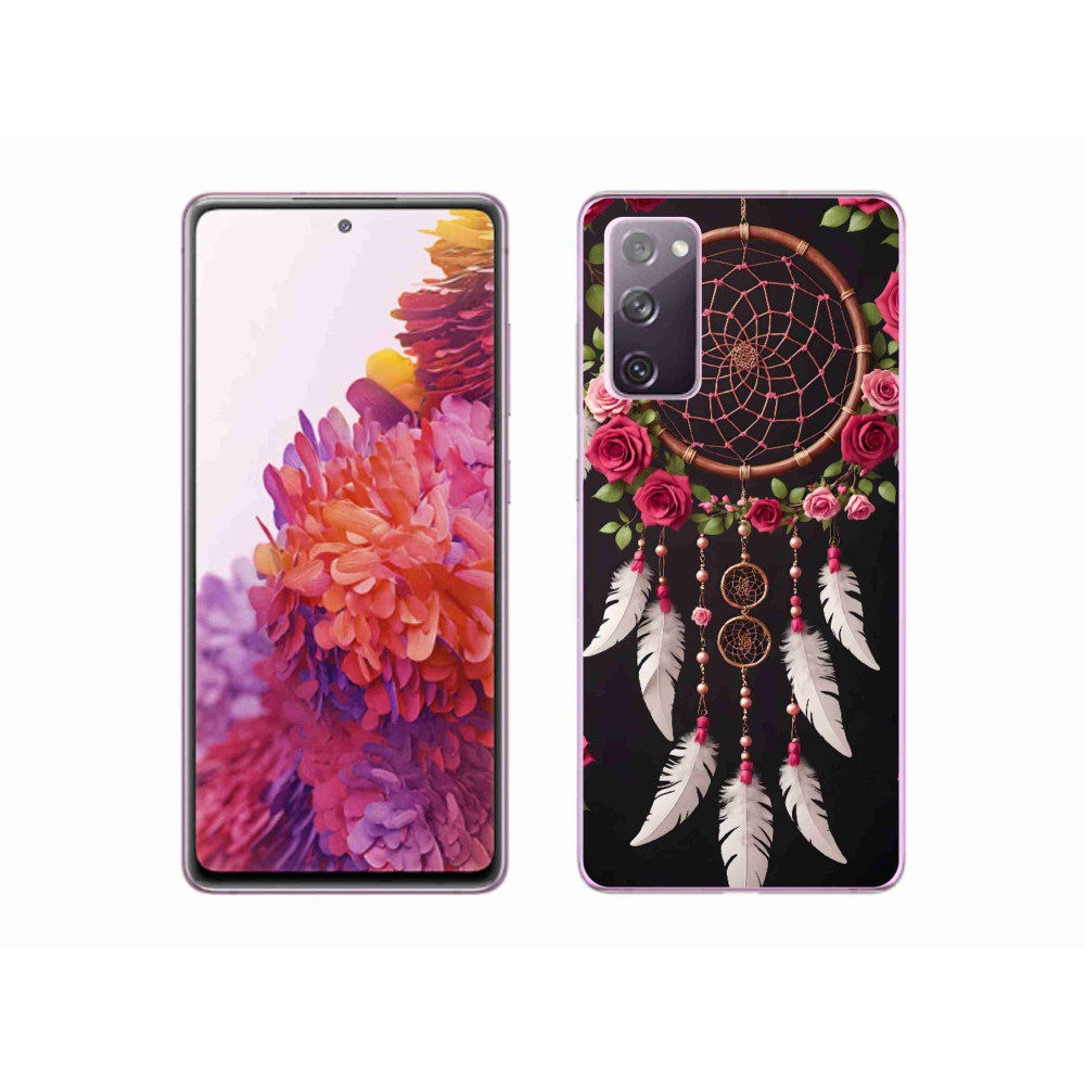 Gélový kryt mmCase na Samsung Galaxy S20 FE - lapač snov s ružami