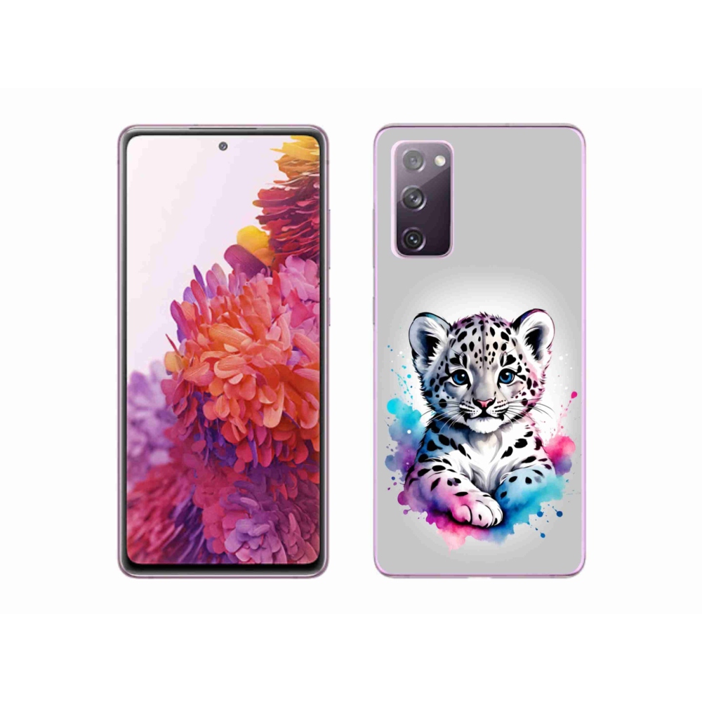Gélový kryt mmCase na Samsung Galaxy S20 FE - leopardej mláďa