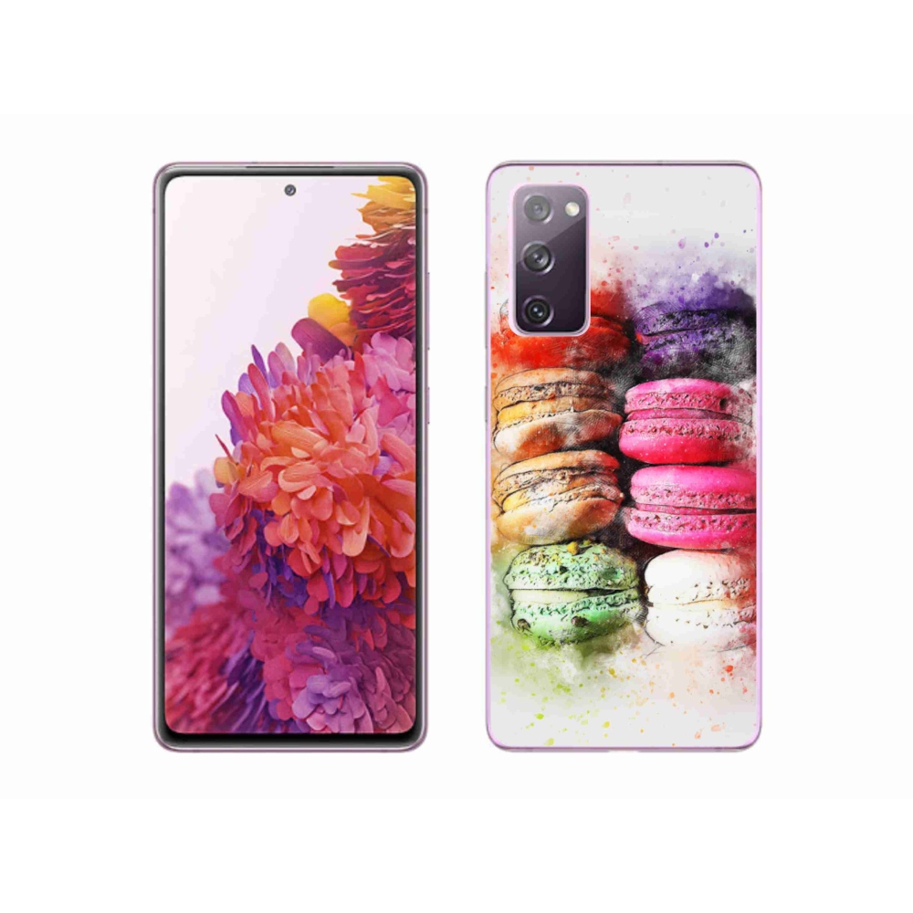 Gélový kryt mmCase na Samsung Galaxy S20 FE - makrónky