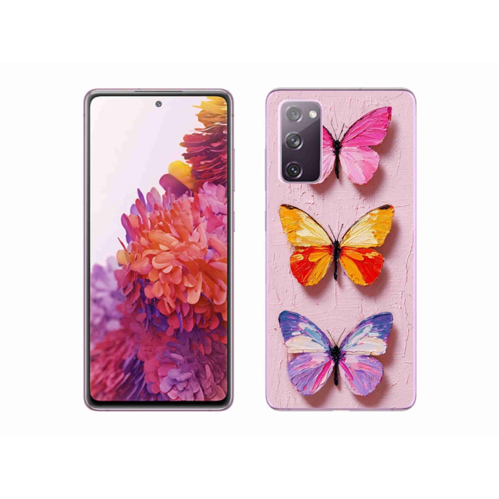 Gélový kryt mmCase na Samsung Galaxy S20 FE - motýlia trojica