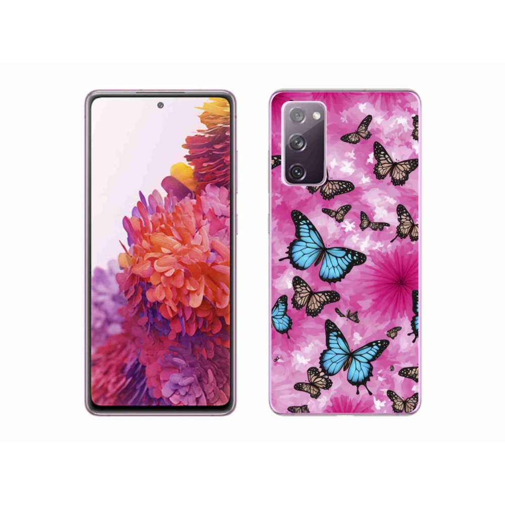 Gélový kryt mmCase na Samsung Galaxy S20 FE - motýlia záhrada