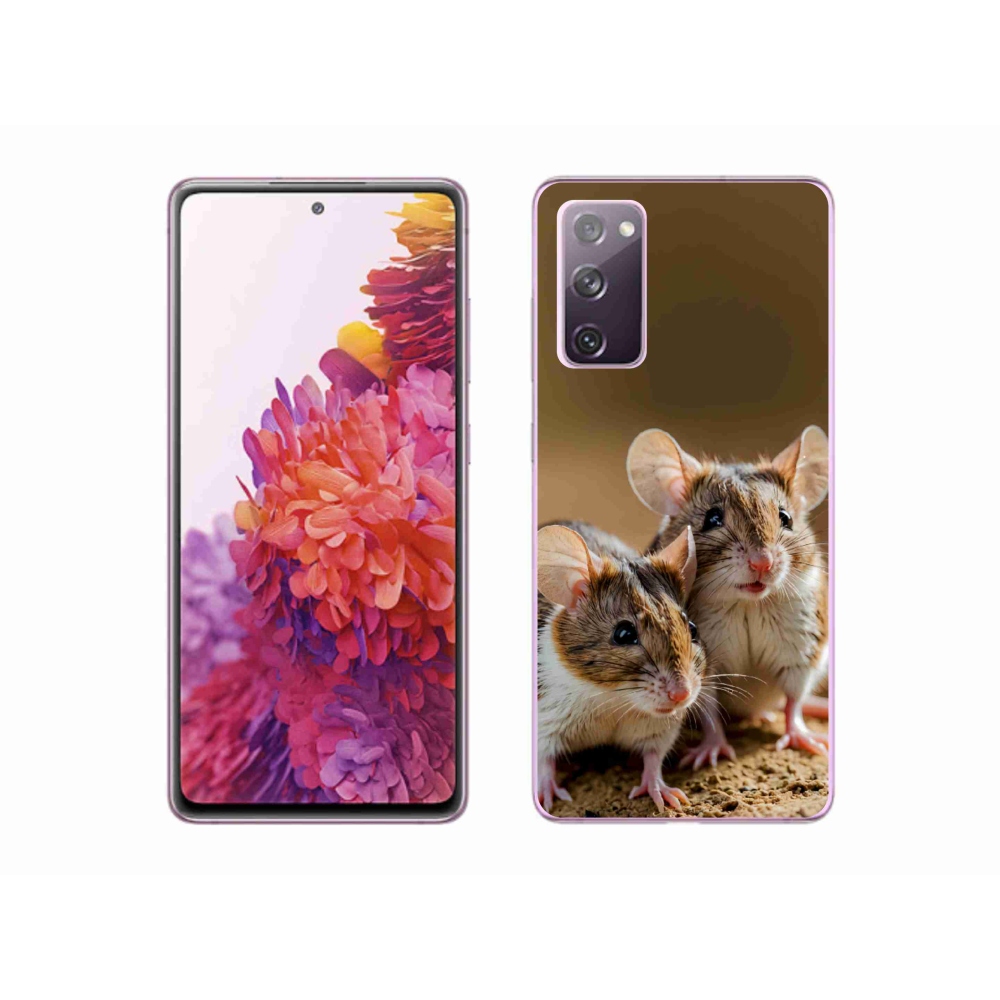 Gélový kryt mmCase na Samsung Galaxy S20 FE - myší duo