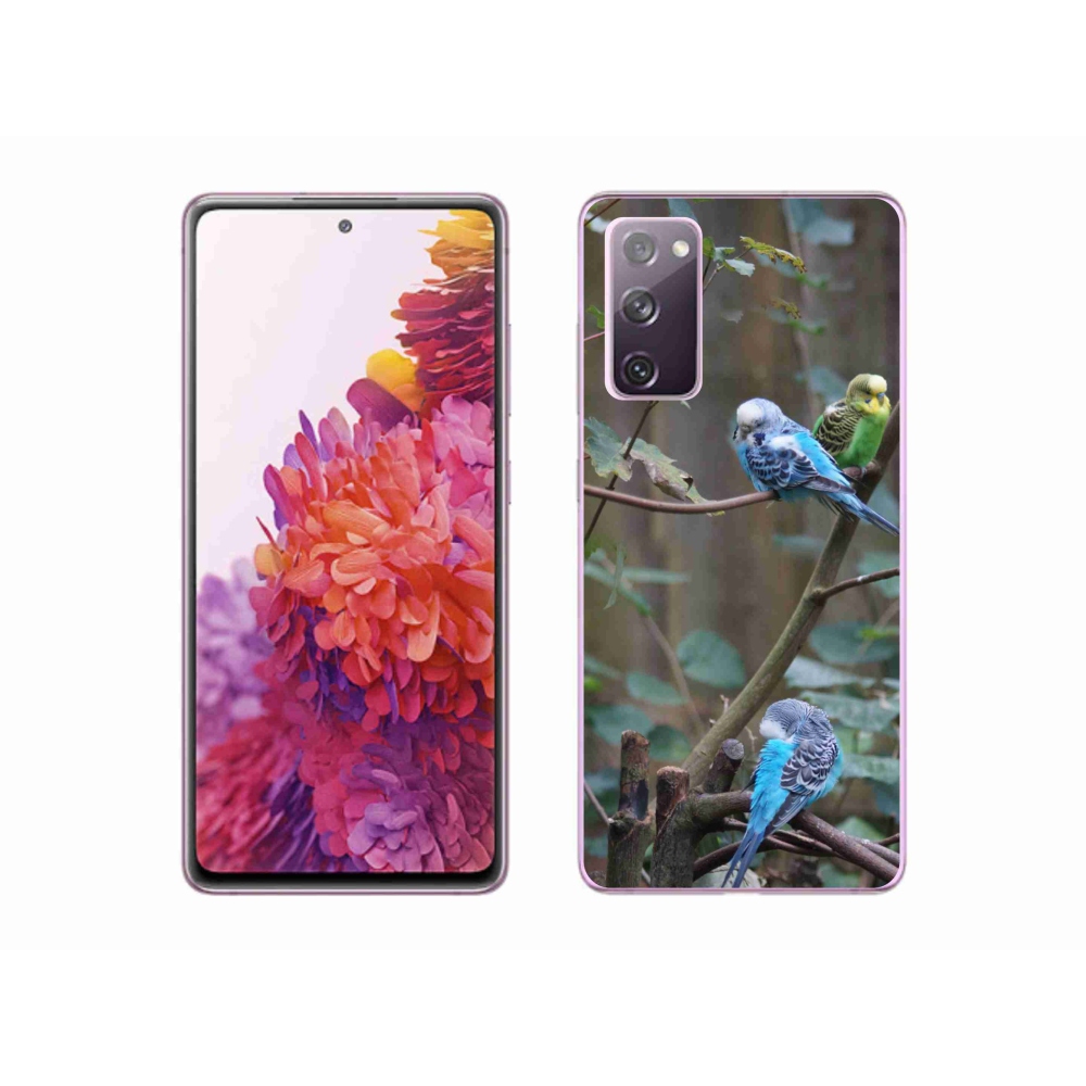 Gélový kryt mmCase na Samsung Galaxy S20 FE - papagáje na vetve
