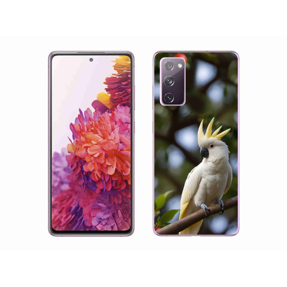 Gélový kryt mmCase na Samsung Galaxy S20 FE - papagáj kakadu 3
