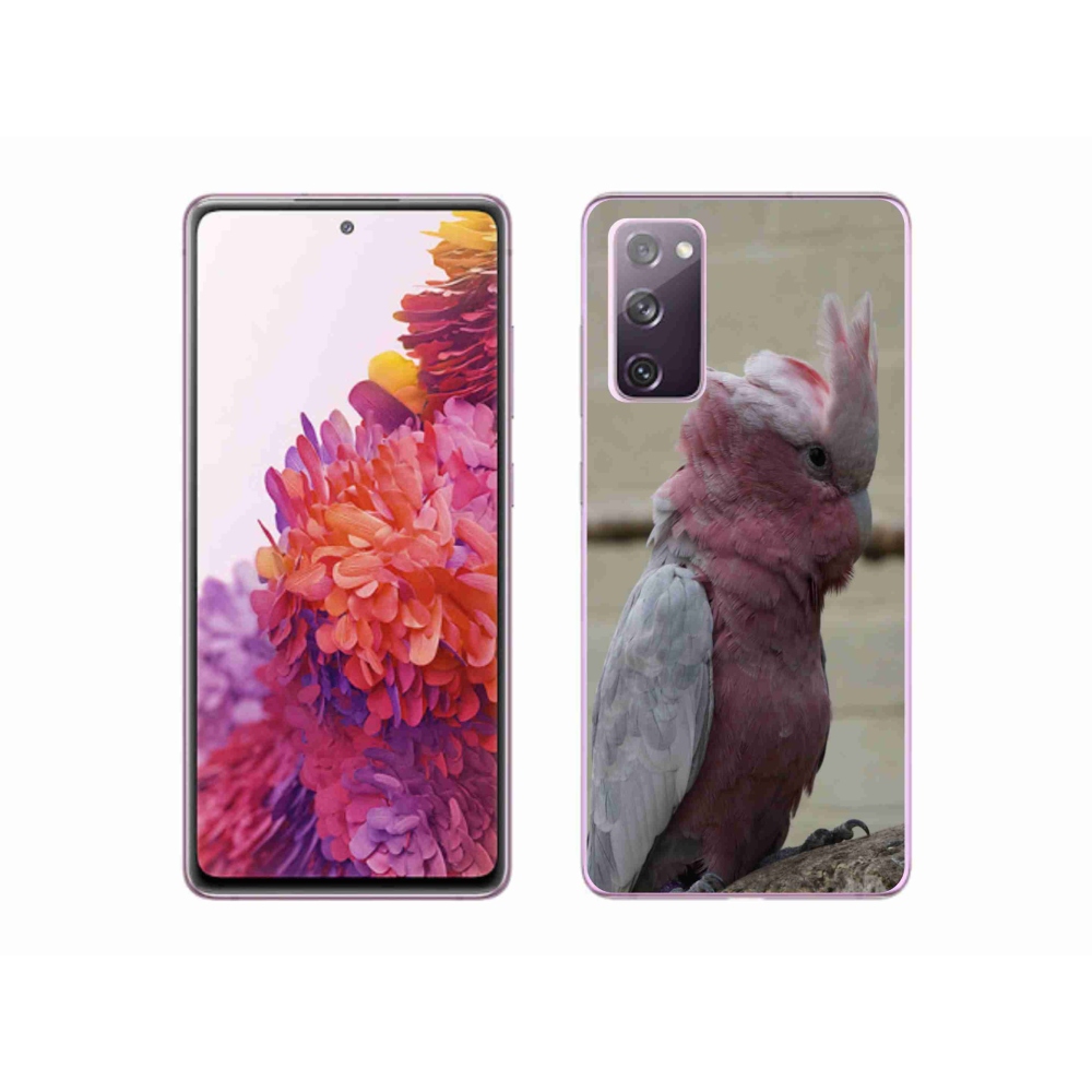 Gélový kryt mmCase na Samsung Galaxy S20 FE - papagáj kakadu ružový