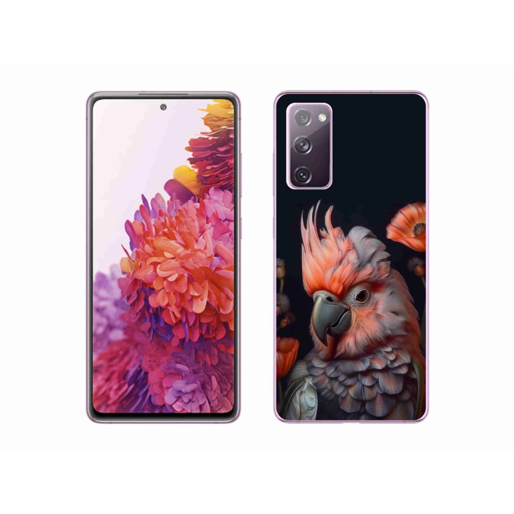 Gélový kryt mmCase na Samsung Galaxy S20 FE - papagáj kakadu vo farbách