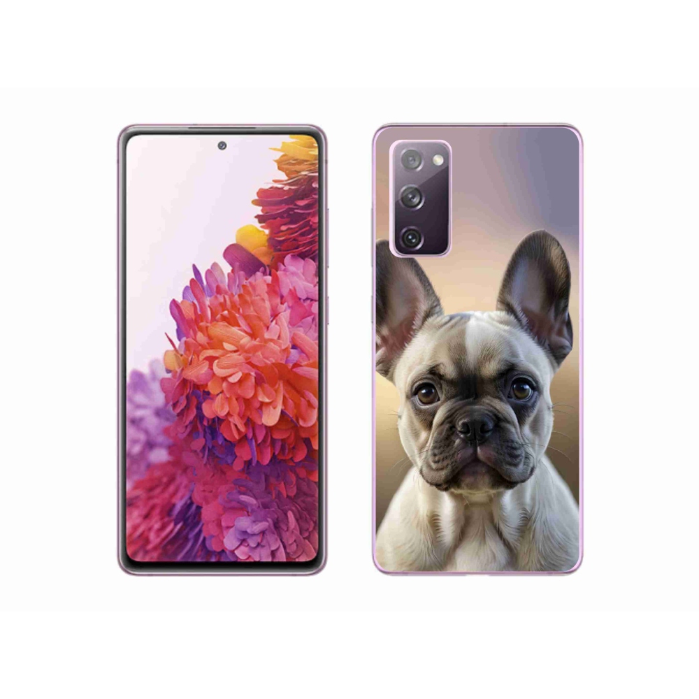 Gélový kryt mmCase na Samsung Galaxy S20 FE - roztomilý francúzsky buldoček
