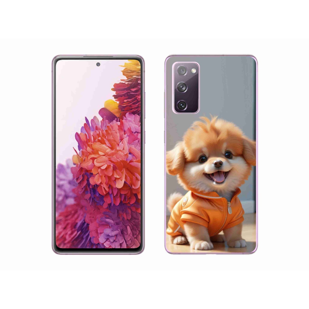 Gélový kryt mmCase na Samsung Galaxy S20 FE - roztomilý pomeranian v mikine