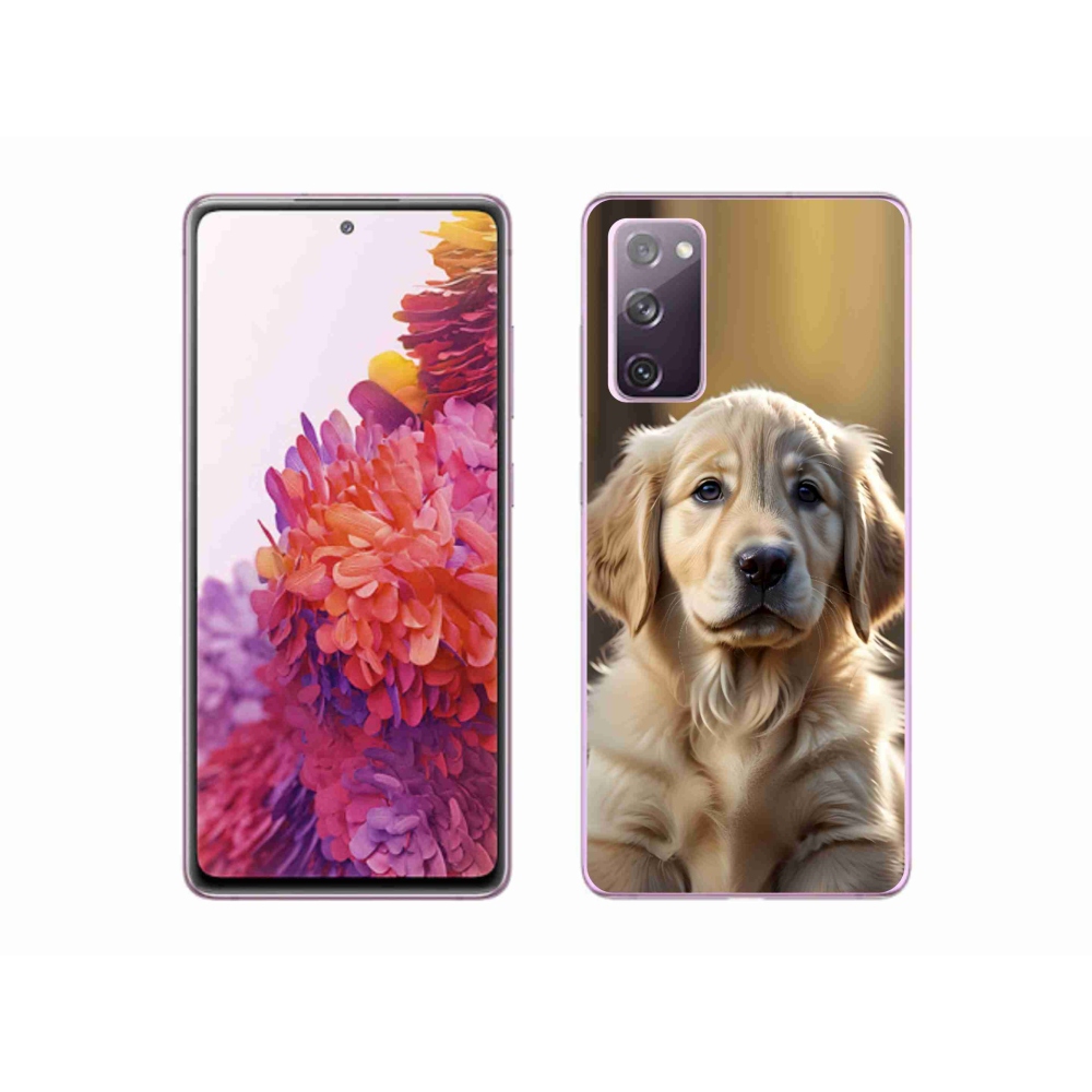 Gélový kryt mmCase na Samsung Galaxy S20 FE - roztomilý zlatý retriever
