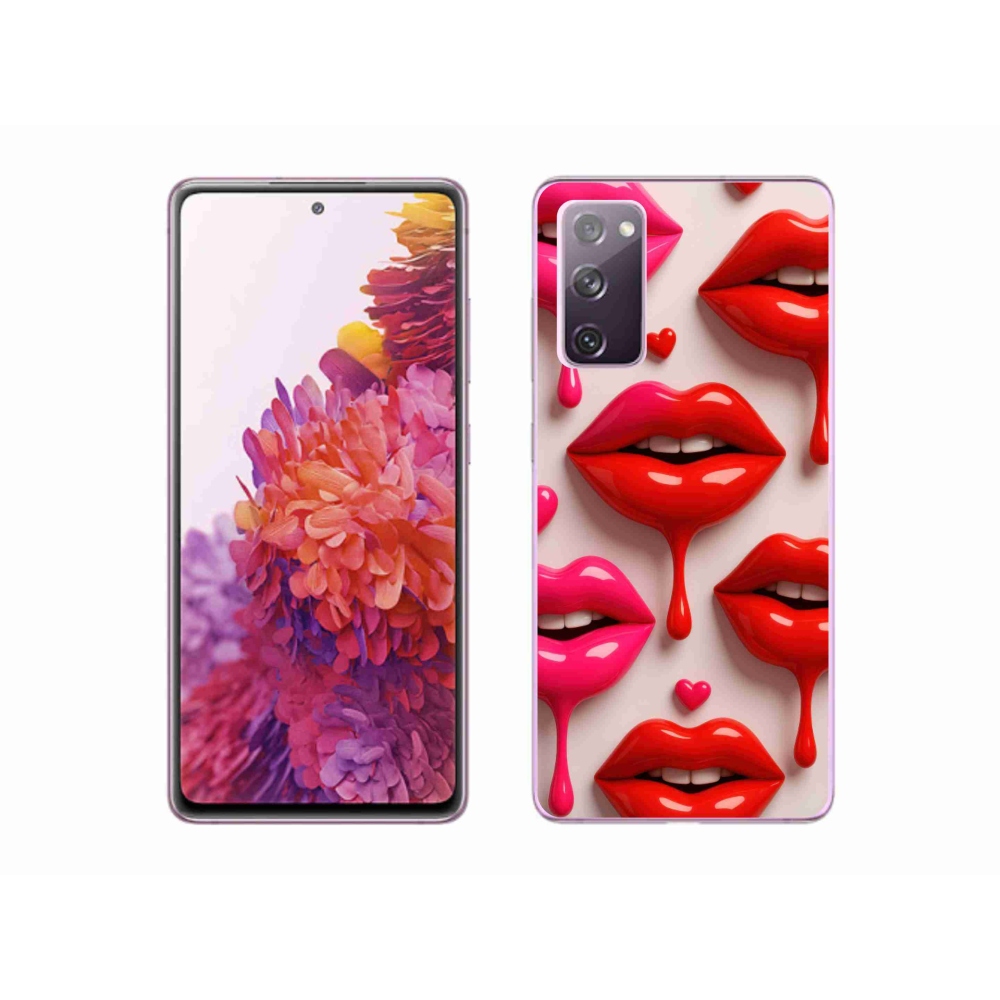 Gélový kryt mmCase na Samsung Galaxy S20 FE - pery 2