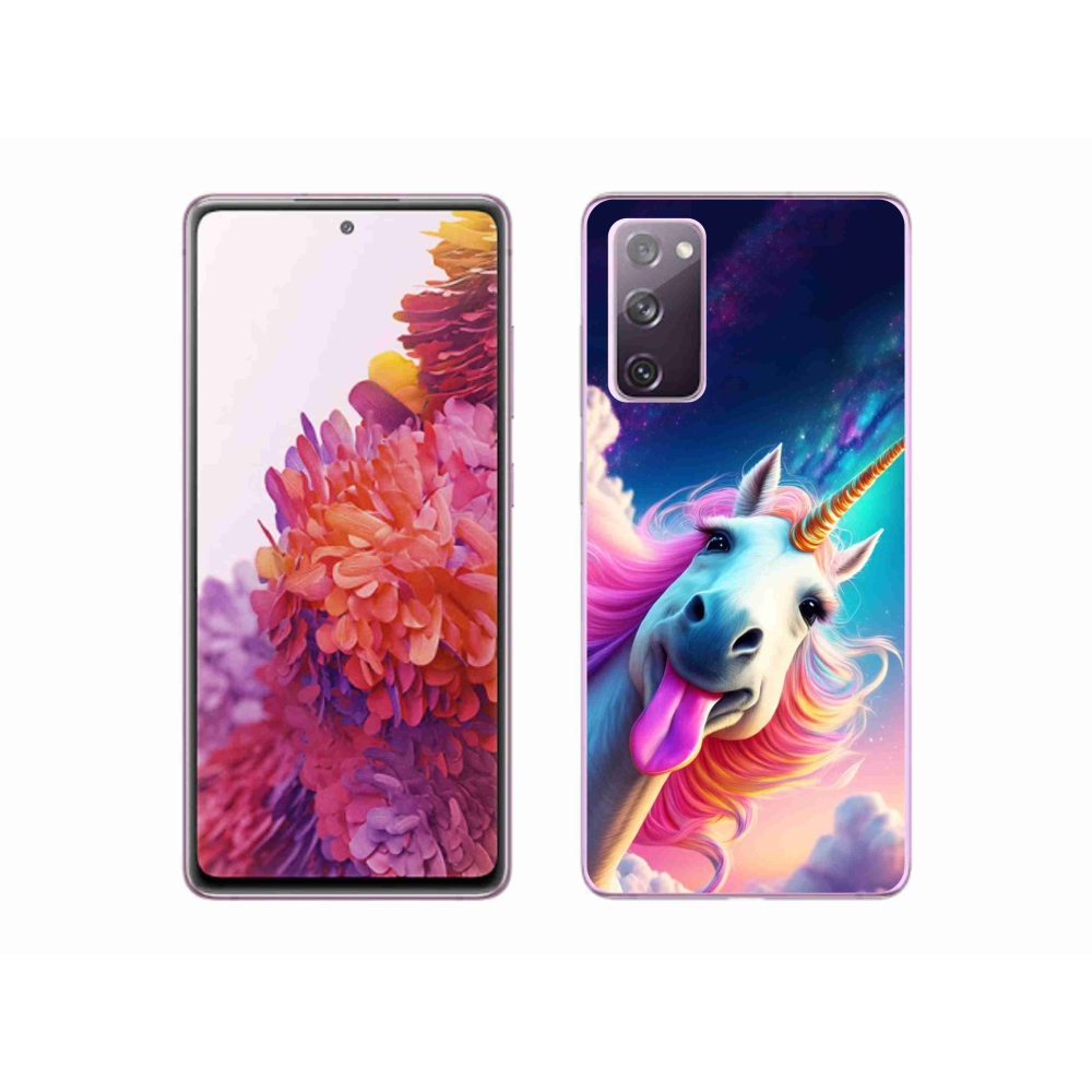 Gélový kryt mmCase na Samsung Galaxy S20 FE - šialený jednorožec