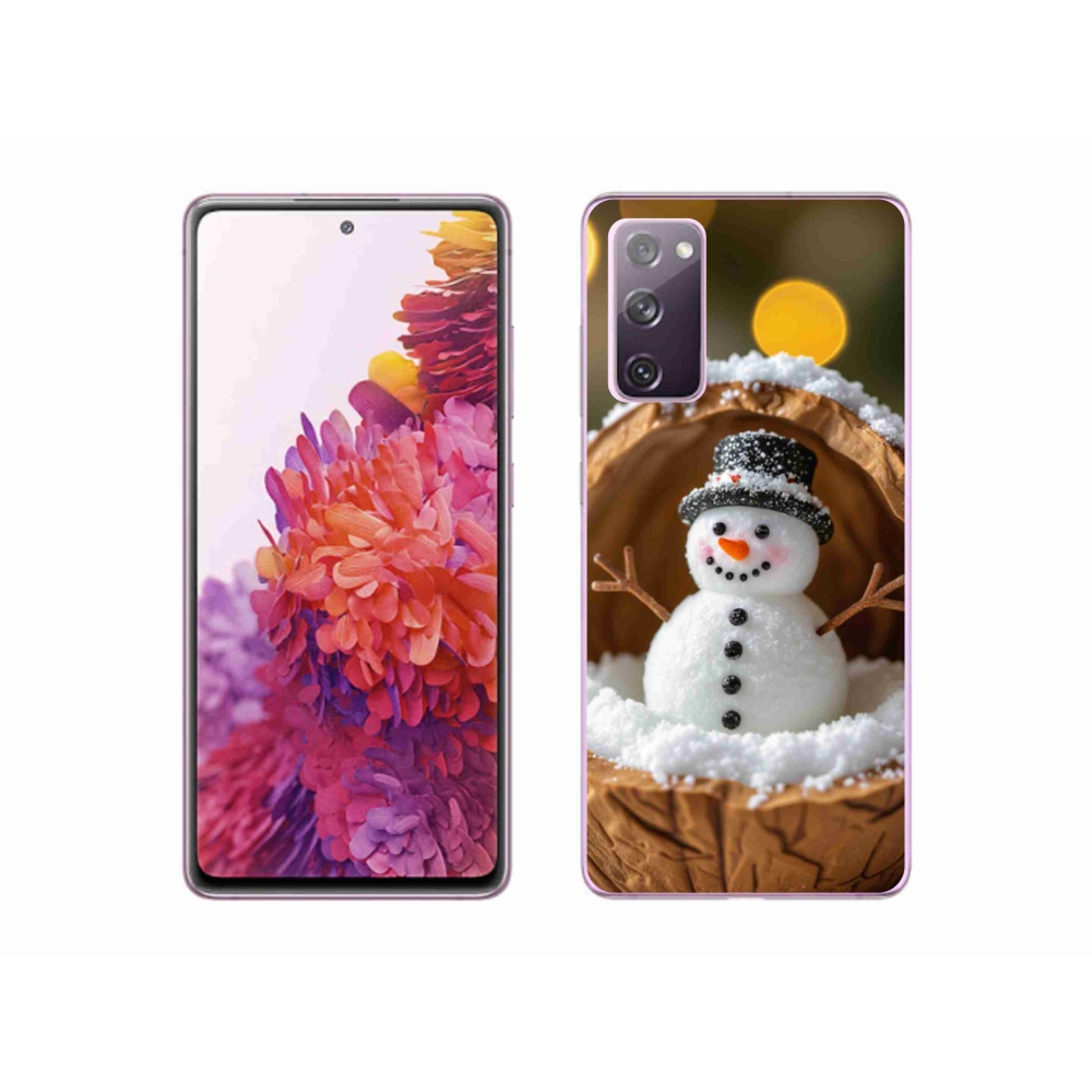 Gélový kryt mmCase na Samsung Galaxy S20 FE - snehuliak 4