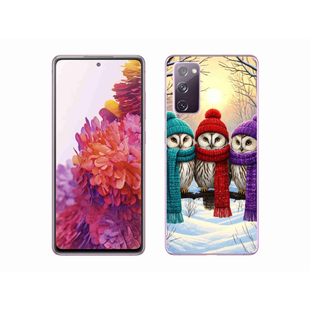 Gélový kryt mmCase na Samsung Galaxy S20 FE - soví priatelia