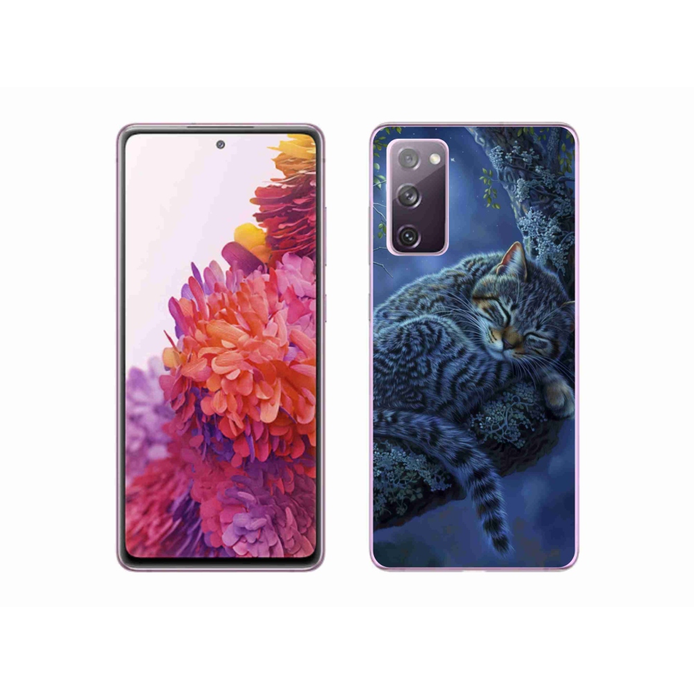 Gélový kryt mmCase na Samsung Galaxy S20 FE - spiaca mačka