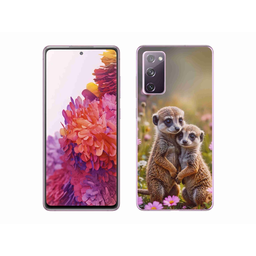 Gélový kryt mmCase na Samsung Galaxy S20 FE - surikatí duo