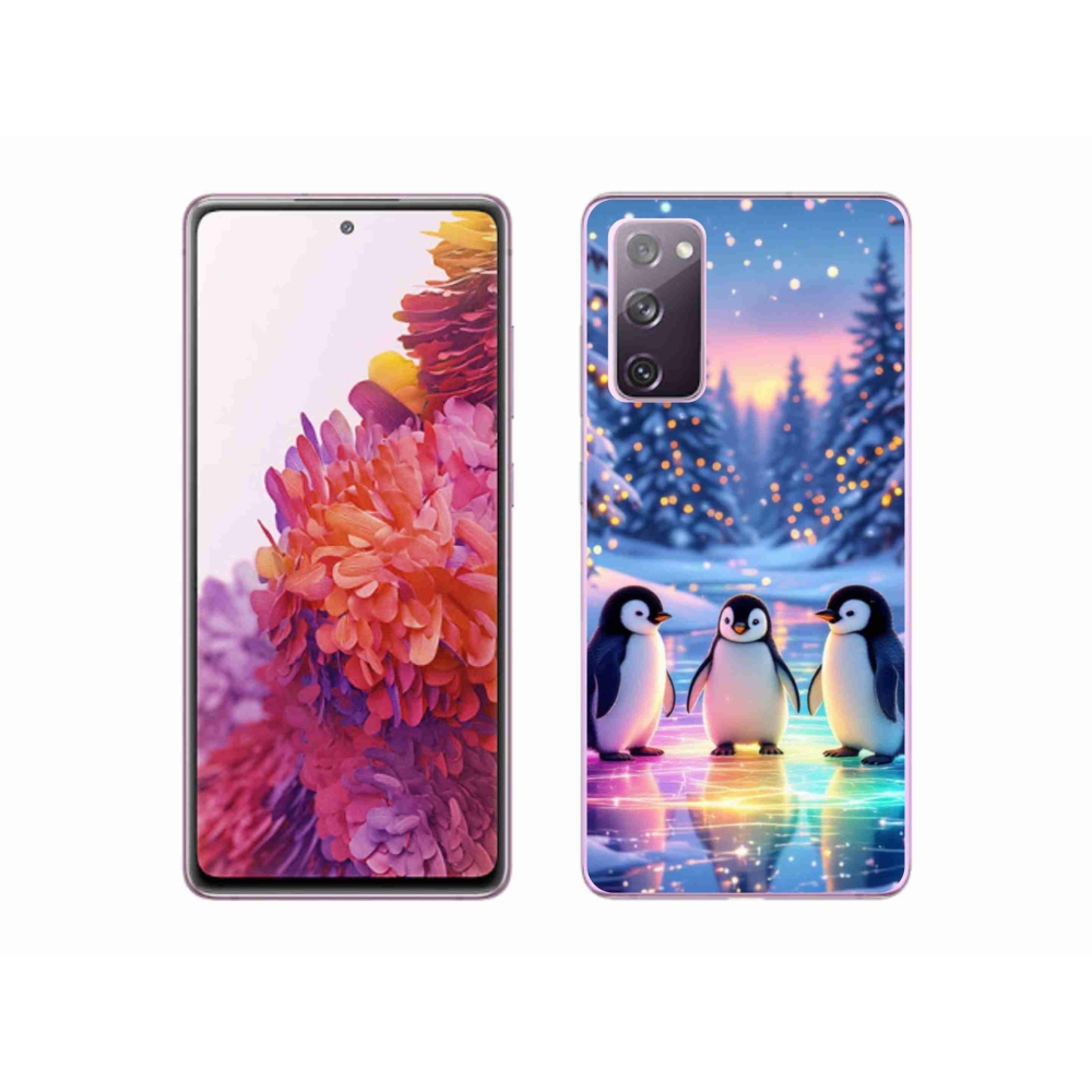 Gélový kryt mmCase na Samsung Galaxy S20 FE - tučniaky