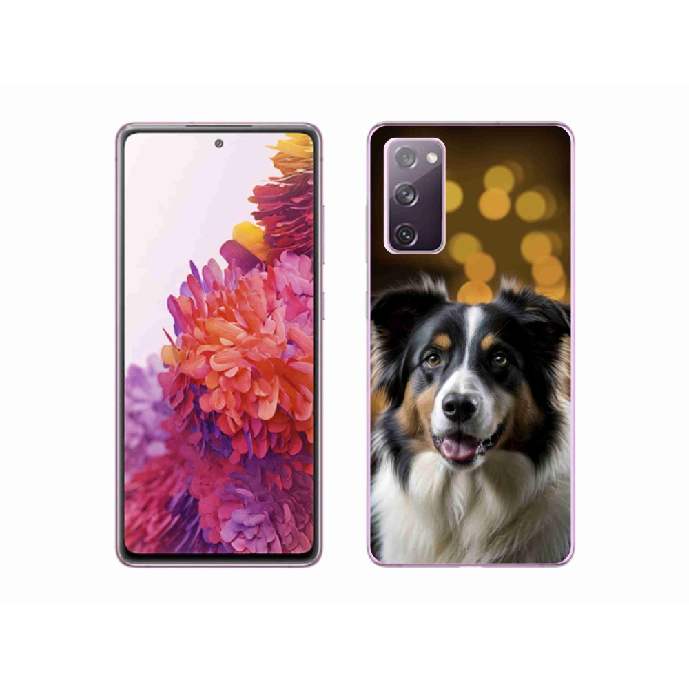 Gélový kryt mmCase na Samsung Galaxy S20 FE - usmievavý austrálsky ovčiak