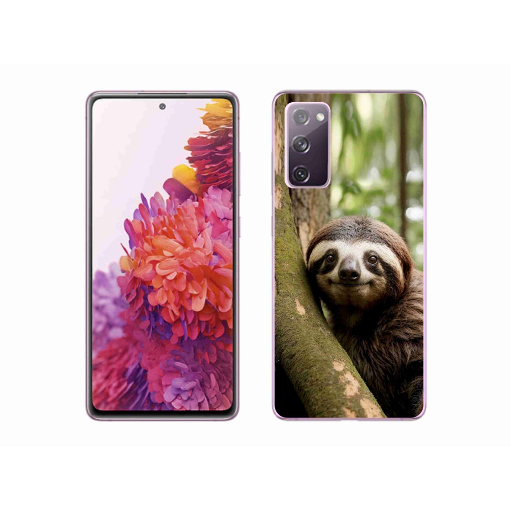 Gélový kryt mmCase na Samsung Galaxy S20 FE - usmievavý leňochod