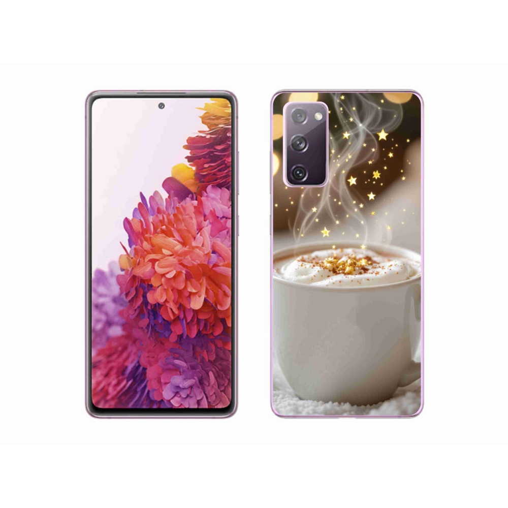 Gélový kryt mmCase na Samsung Galaxy S20 FE - vianočný horúci nápoj