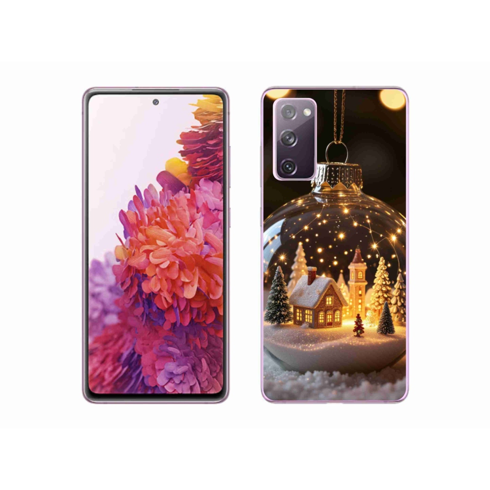 Gélový kryt mmCase na Samsung Galaxy S20 FE - vianočné gule 3