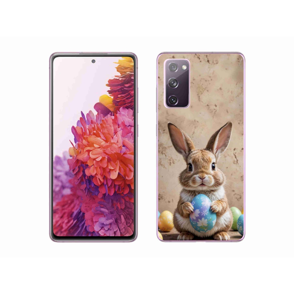 Gélový kryt mmCase na Samsung Galaxy S20 FE - veľkonočný zajačik