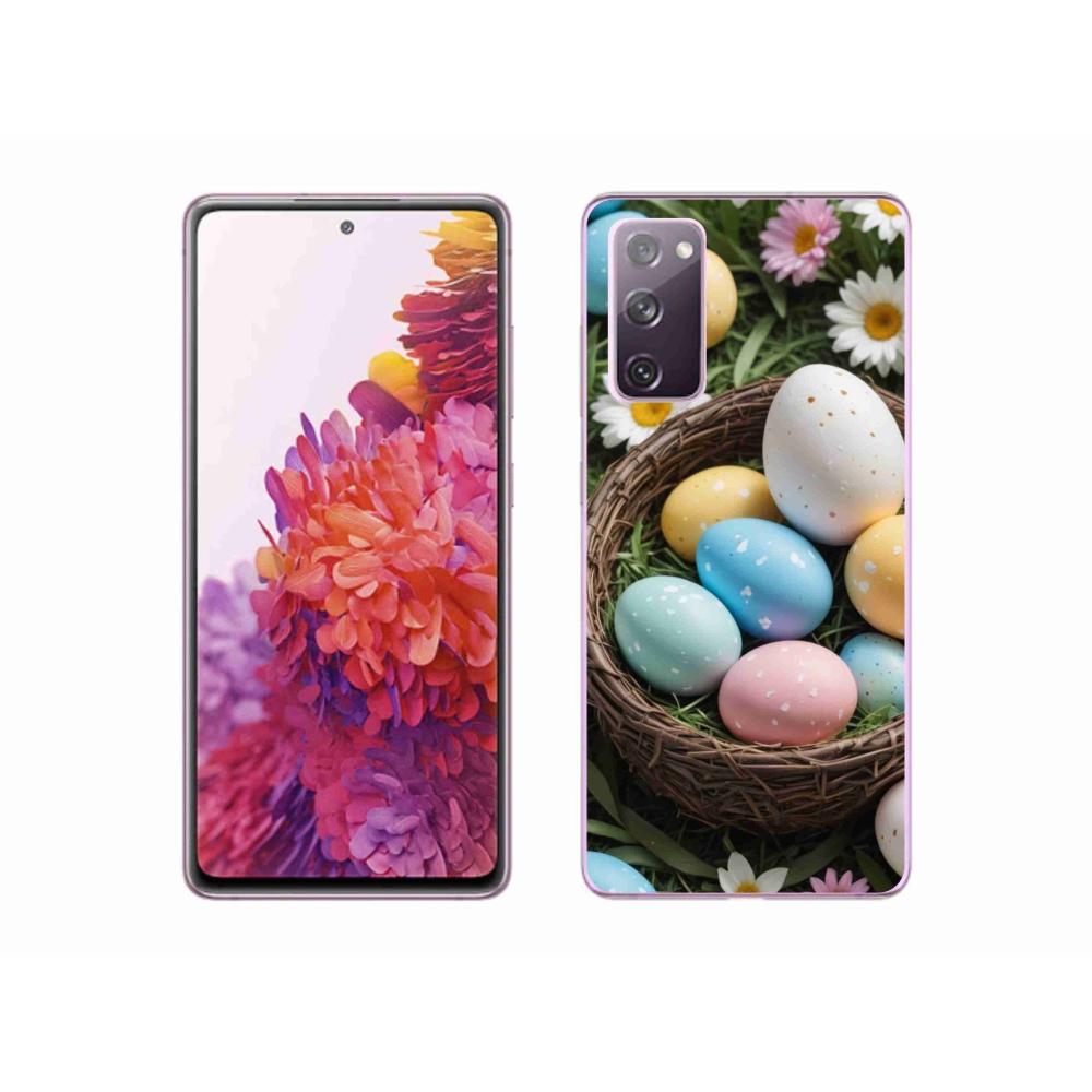 Gélový kryt mmCase na Samsung Galaxy S20 FE - veľkonočné vajíčka 2