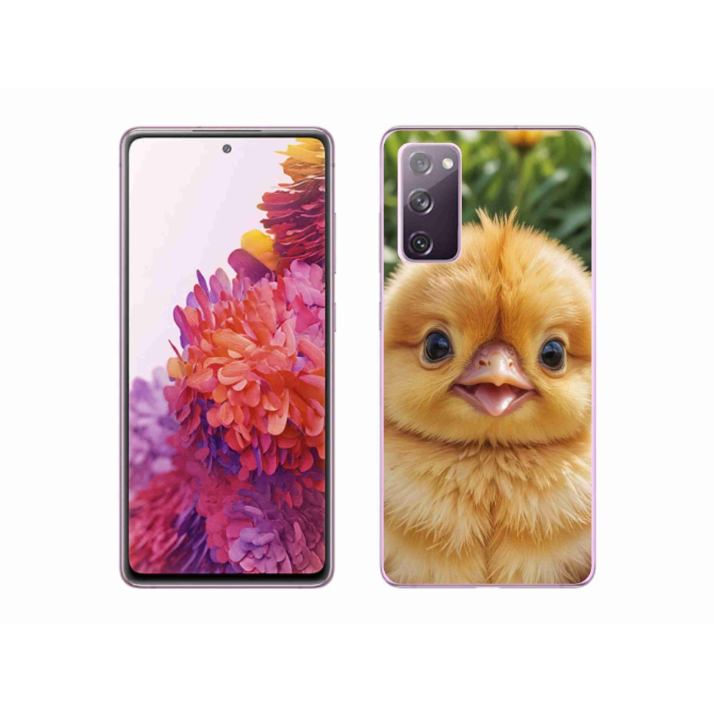 Gélový kryt mmCase na Samsung Galaxy S20 FE - veselé kuriatko
