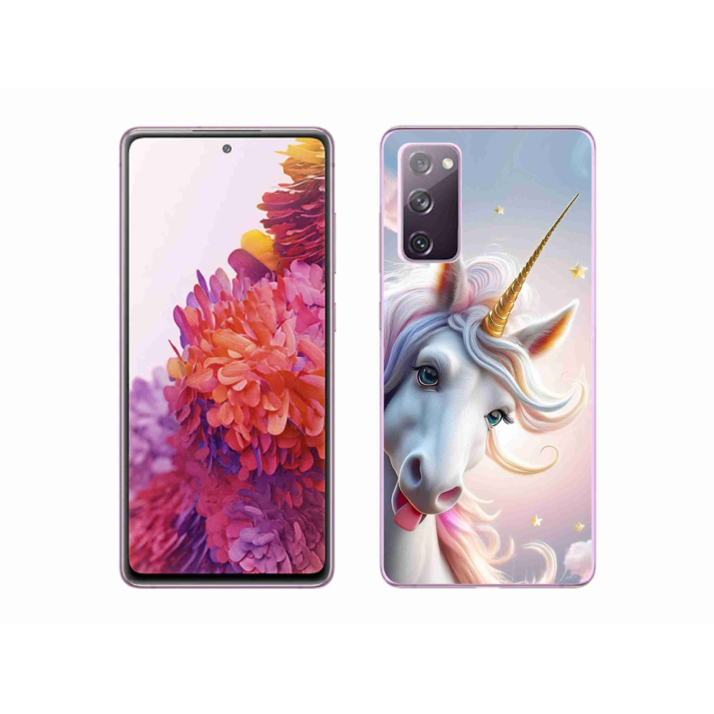 Gélový kryt mmCase na Samsung Galaxy S20 FE - veselý jednorožec