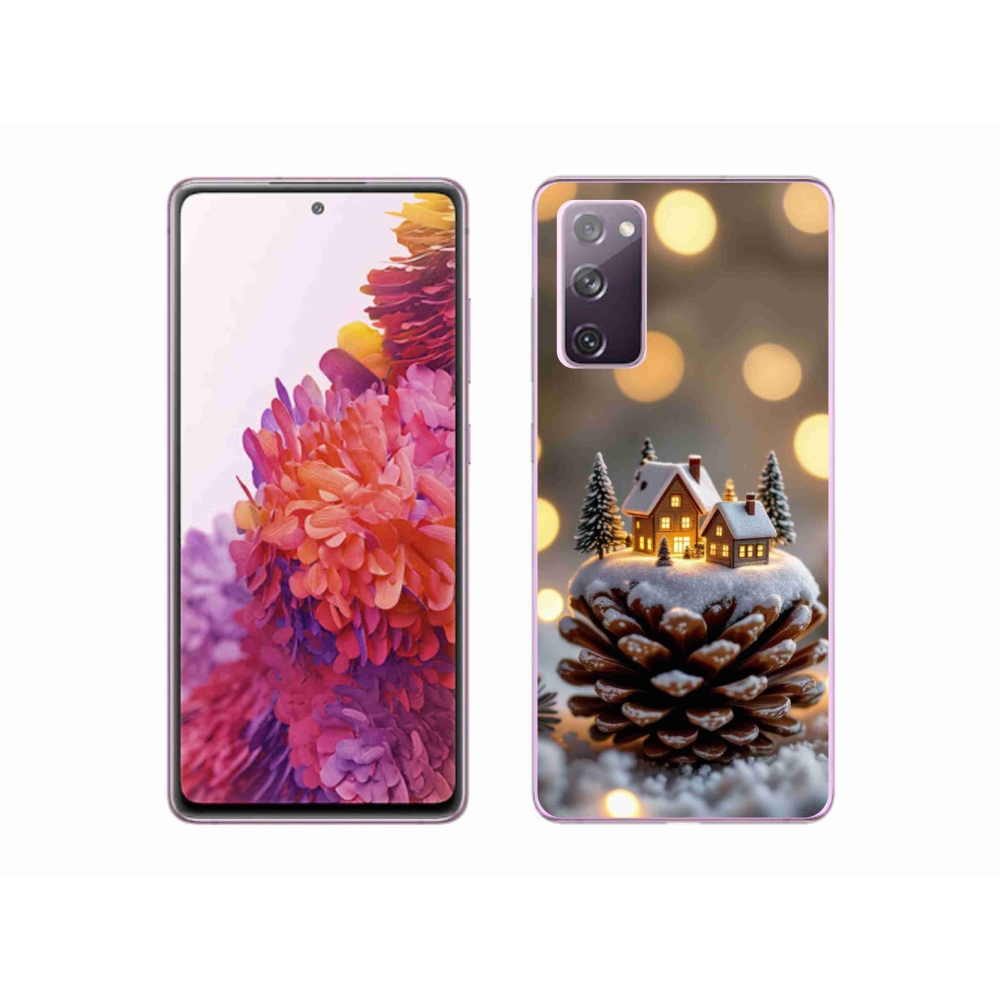 Gélový kryt mmCase na Samsung Galaxy S20 FE - zimná dedinka