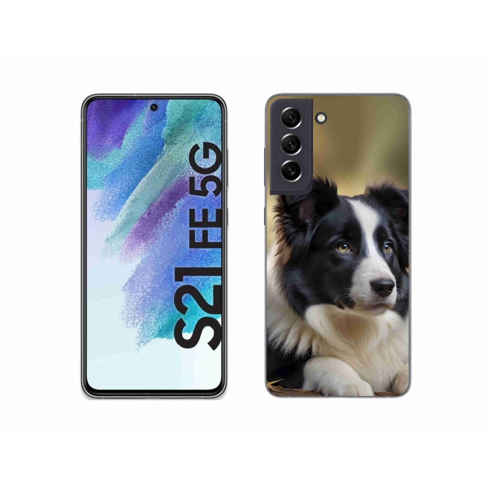 Gélový kryt mmCase na Samsung Galaxy S21 FE 5G - border kólia 2