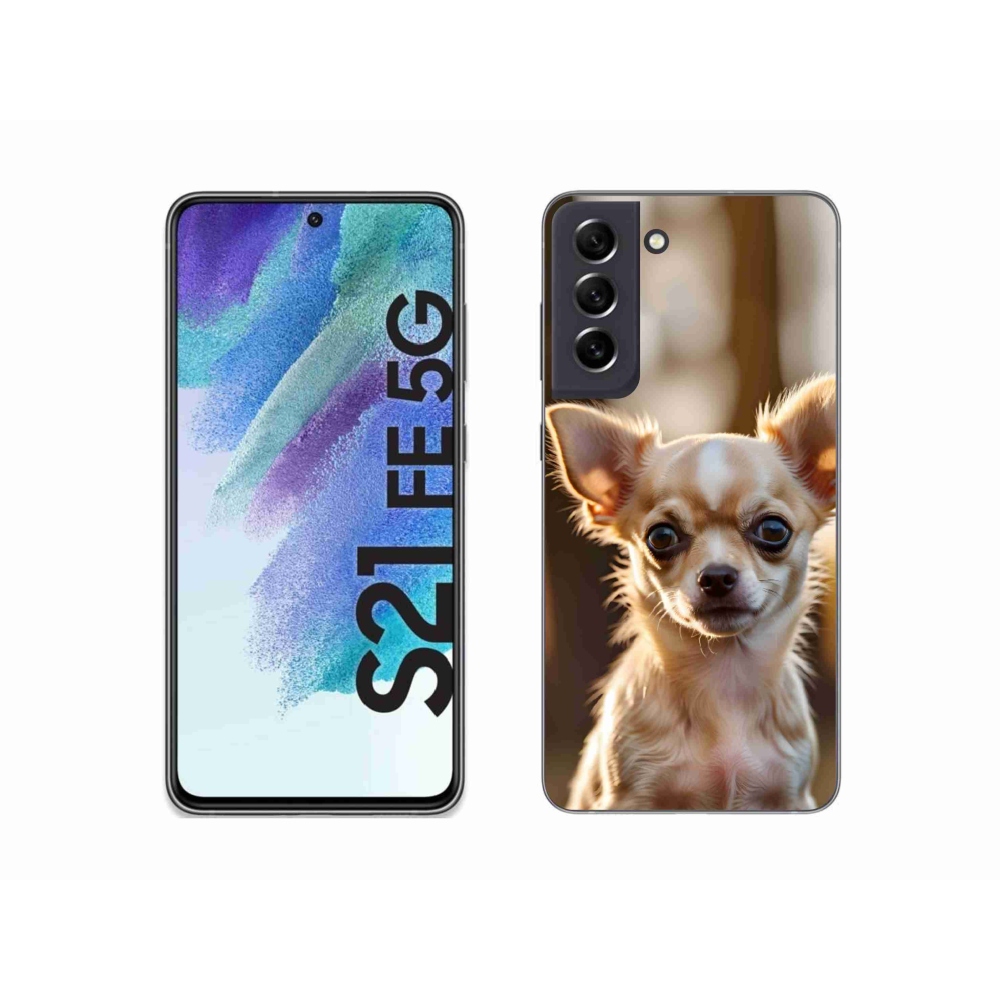 Gélový kryt mmCase na Samsung Galaxy S21 FE 5G - čivava 6