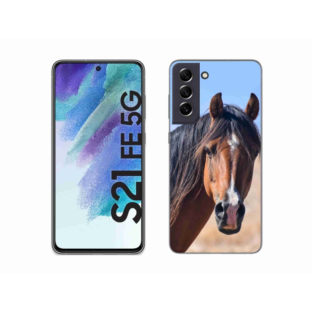 Gélový kryt mmCase na Samsung Galaxy S21 FE 5G - pokojný kôň