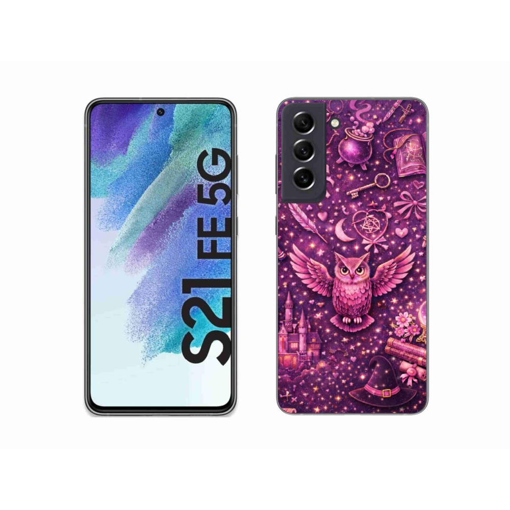 Gélový kryt mmCase na Samsung Galaxy S21 FE 5G - magický svet