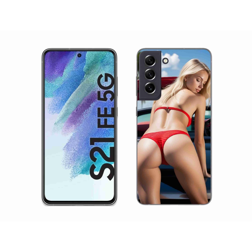 Gélový kryt mmCase Samsung Galaxy S21 FE 5G - sexy žena 2