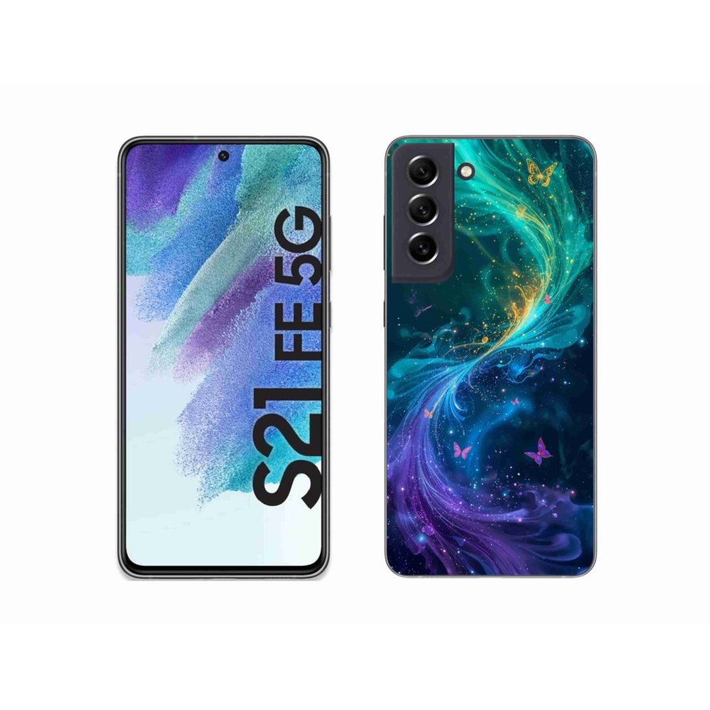 Gélový kryt mmCase na Samsung Galaxy S21 FE - abstraktný motív 31