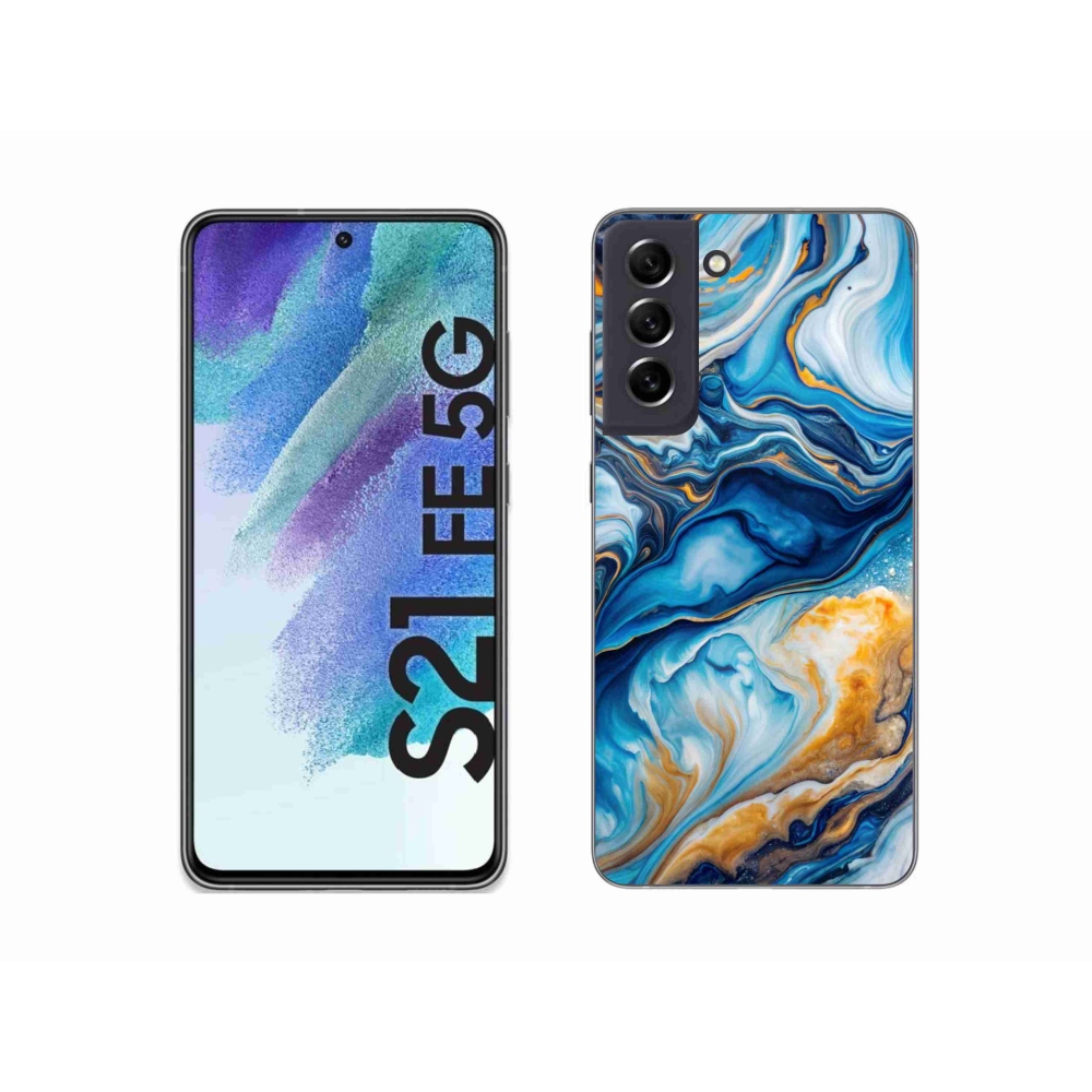 Gélový kryt mmCase na Samsung Galaxy S21 FE - abstraktný motív 34