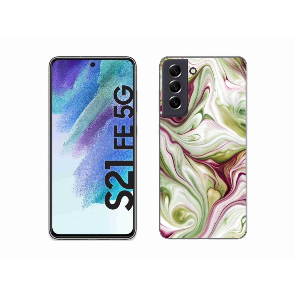 Gélový kryt mmCase na Samsung Galaxy S21 FE - abstraktný motív 36