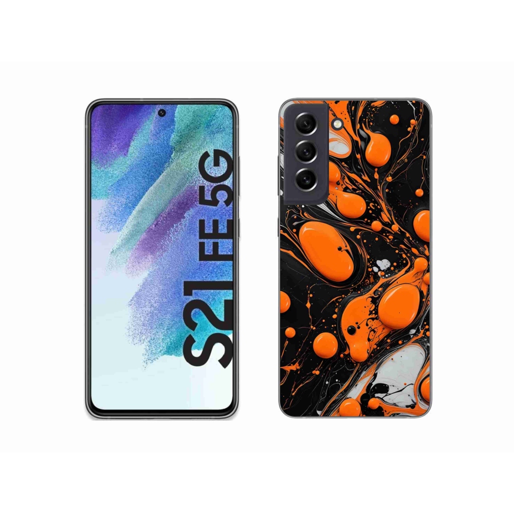 Gélový kryt mmCase na Samsung Galaxy S21 FE - abstraktný motív 41