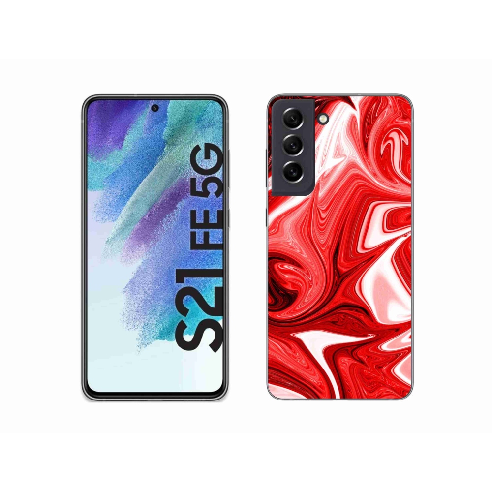 Gélový kryt mmCase na Samsung Galaxy S21 FE - abstraktný motív 43