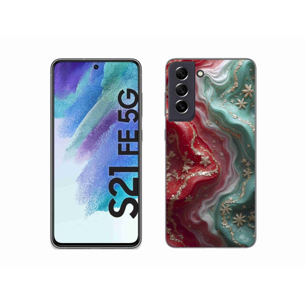 Gélový kryt mmCase na Samsung Galaxy S21 FE - abstraktný motív 54