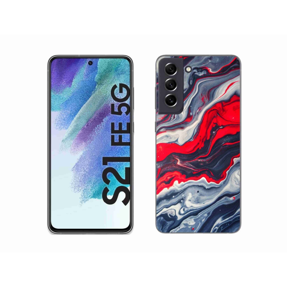 Gélový kryt mmCase na Samsung Galaxy S21 FE - abstraktný motív 59