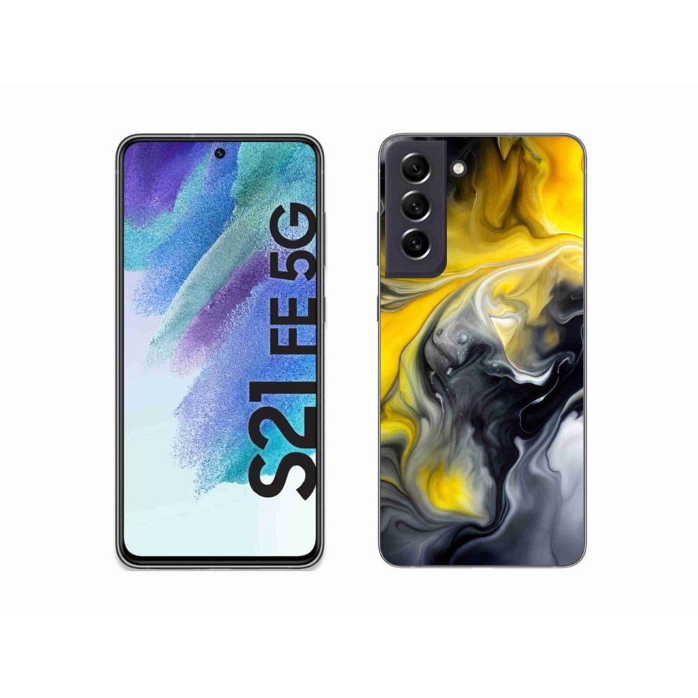 Gélový kryt mmCase na Samsung Galaxy S21 FE - abstraktný motív 60