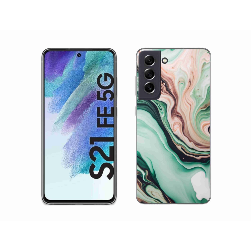 Gélový kryt mmCase na Samsung Galaxy S21 FE - abstraktný motív 62