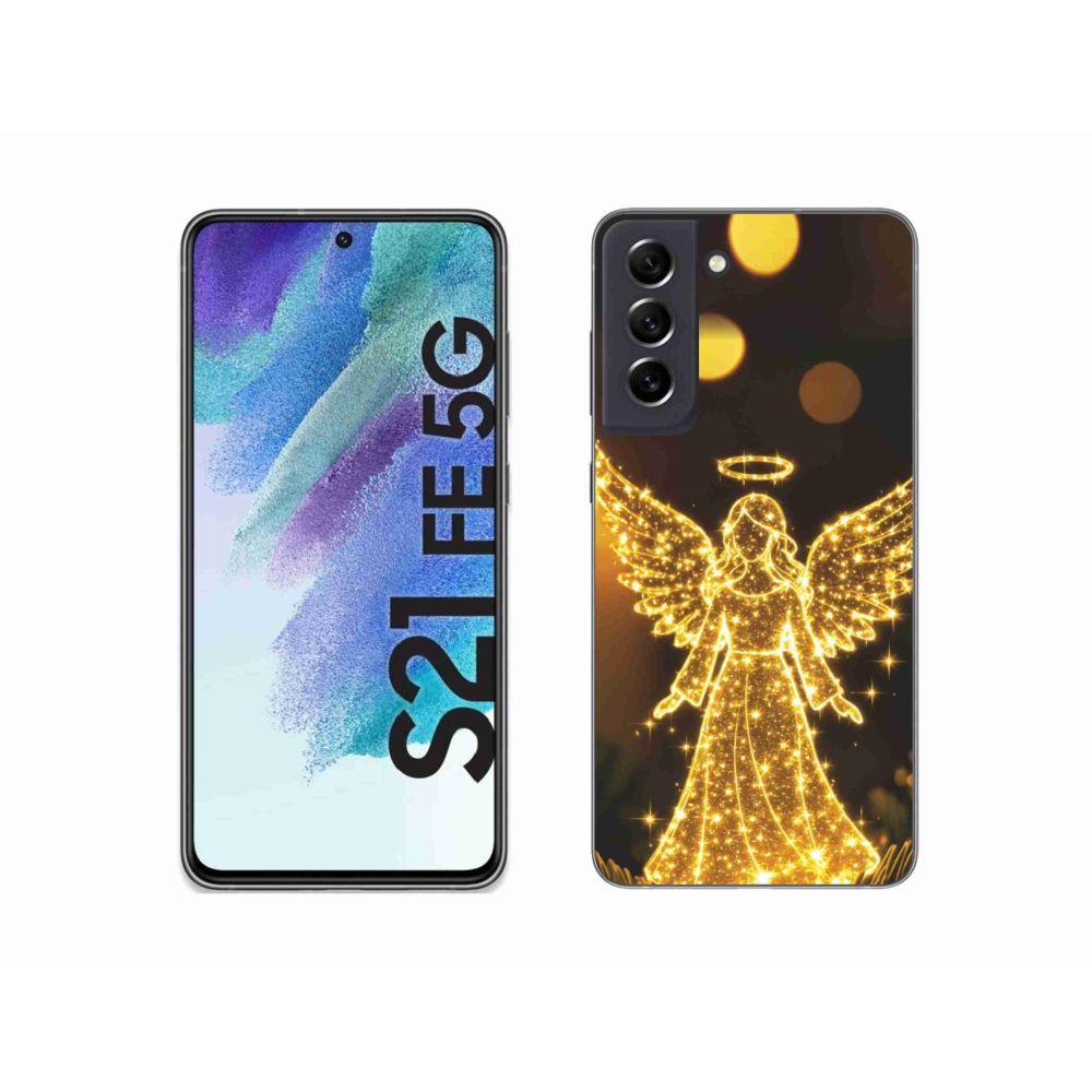 Gélový kryt mmCase na Samsung Galaxy S21 FE - anjel